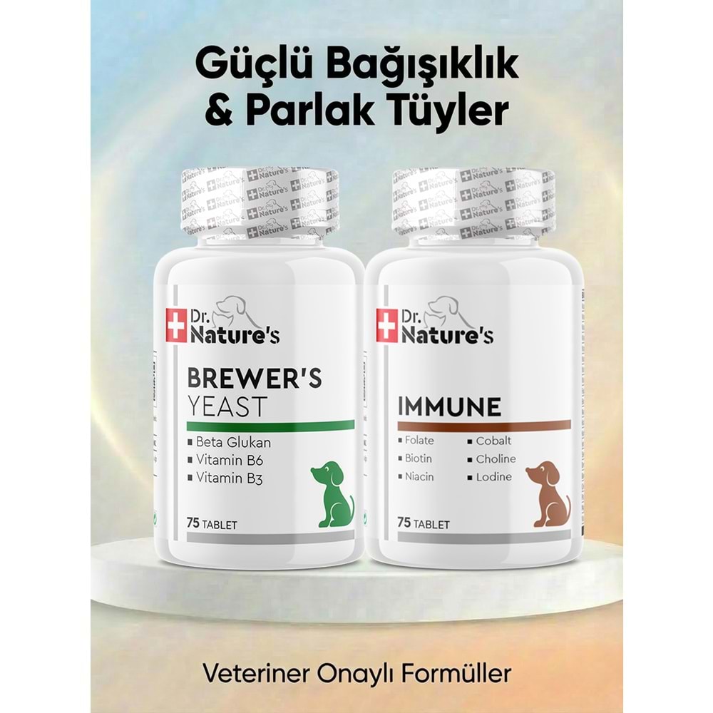 Köpekler İçin Immune ve Brewer Yeast İkili Ürün
