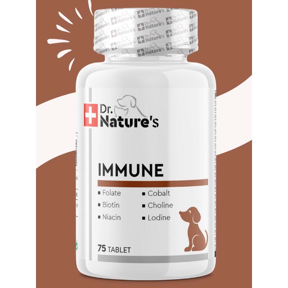 Drnatures DOG IMMUNE Köpekler için multivitamin besin takviyesi( 75 Tablet)