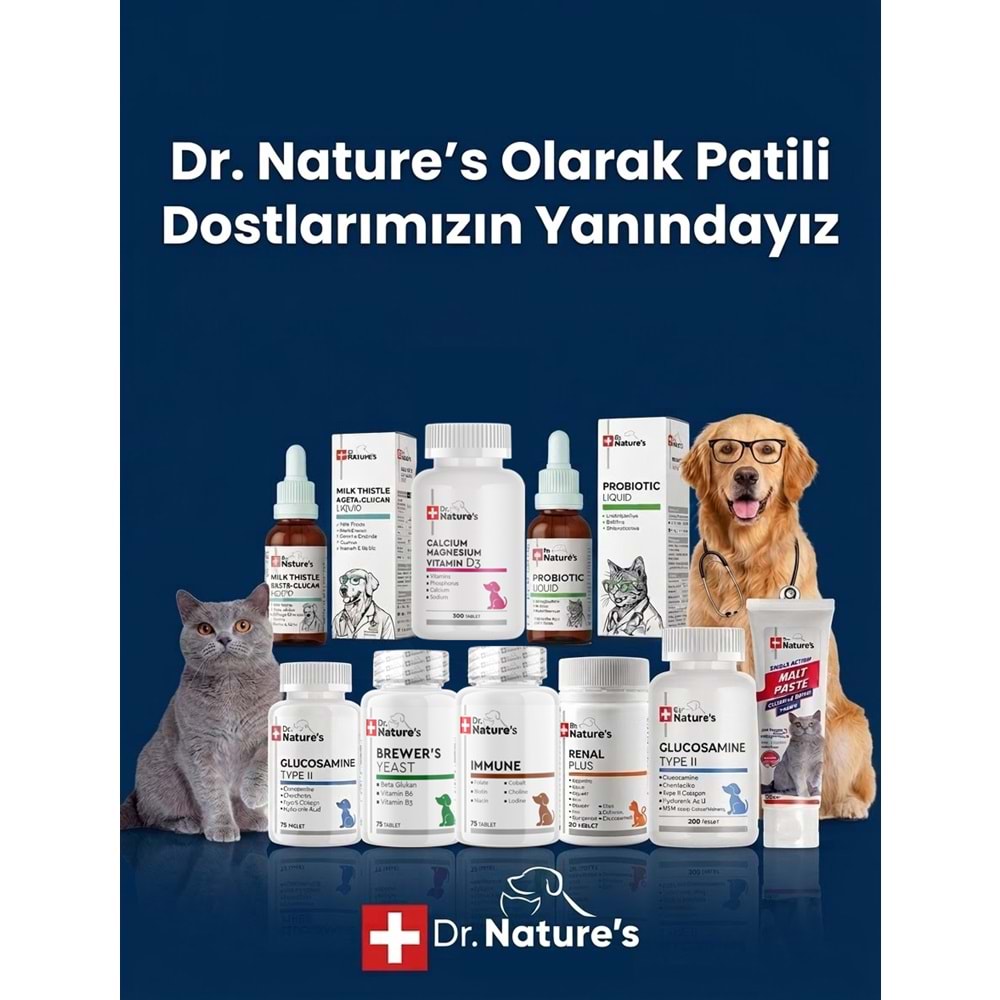 Kedi Multivitamin Likit 50 ml – Taurin ve Omega-3 İçeren Günlük Vitamin Desteği