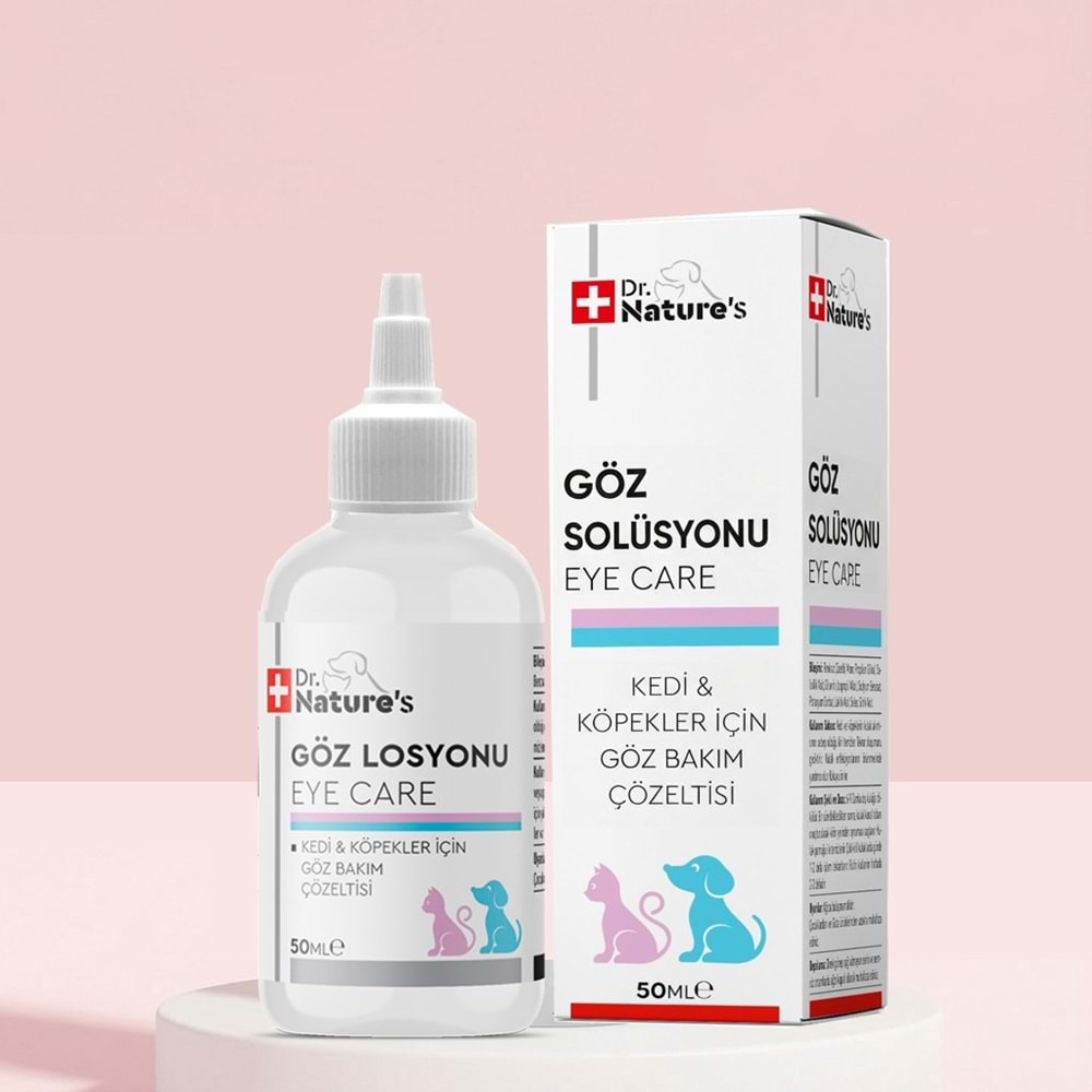 Drnatures Kedi ve Köpekler için göz bakım solüsyonu 50 ML