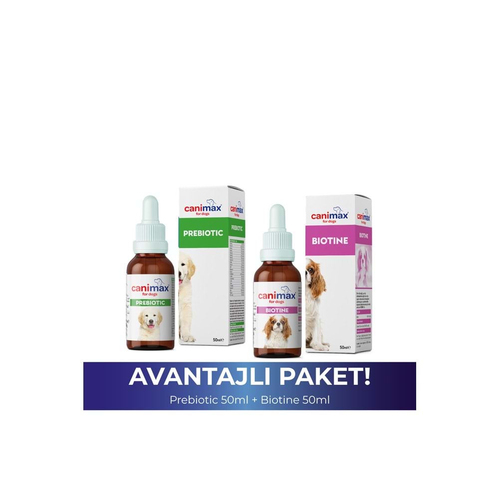 Drnatures Canimax prebiotic 50 ml+Canimax biotin 50 ml
