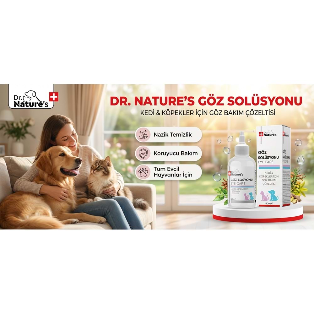 Kedi ve Köpekler için Göz ve Kulak bakım solüsyonu