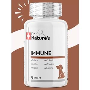 Drnatures DOG IMMUNE Köpekler için multivitamin besin takviyesi( 75 Tablet)