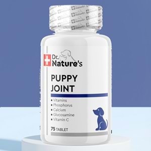 Yavru Köpekler İçin Eklem Desteği – Kemik ve Kas Gelişimini Destekleyen Puppy Joint 75 Tablet