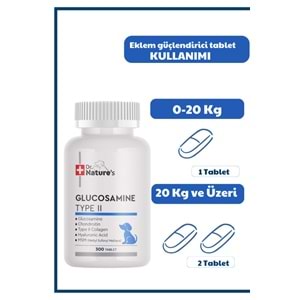 DOG GLUCOSAMINE Köpeklerde eklem destekleyici besin takviyesi (300 Tablet)