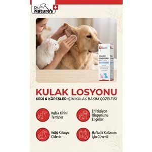 Kedi Köpek Kulak Temizleyici Solüsyon – Hassas kulak Bakımı 50 ml