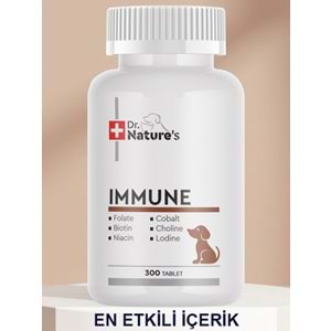 Köpekler İçin Immune Destek – Bağışıklık Sistemi Güçlendirici (300 Tablet)