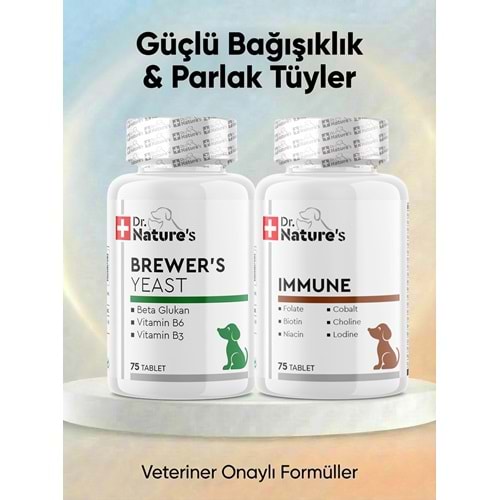 Köpekler İçin Immune ve Brewer Yeast İkili Ürün