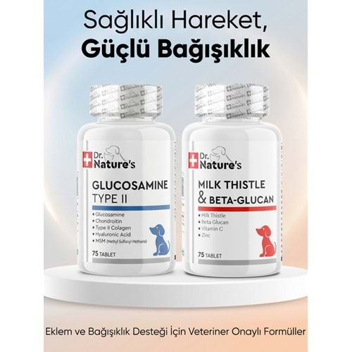KÖPEKLER İÇİNEKLEM DESTEĞİ VE BAĞIŞIKLIK GÜÇLENDİRİCİ (75 TABLET 2 ADET)