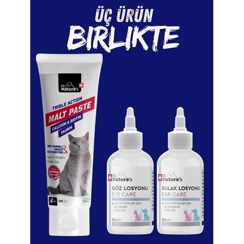 Kediler İçin Tüy Yumağı Önleyici ve Sindirim Destekleyici Kedi Malt Macunu – 100g