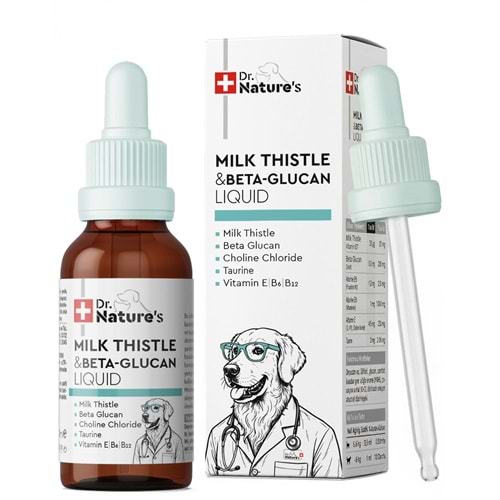 Köpek Milk Thistle ( Devedikeni) Damla 50 ml – Silymarin ve Beta Glukan İçeren Günlük Karaciğer Bakım Desteği