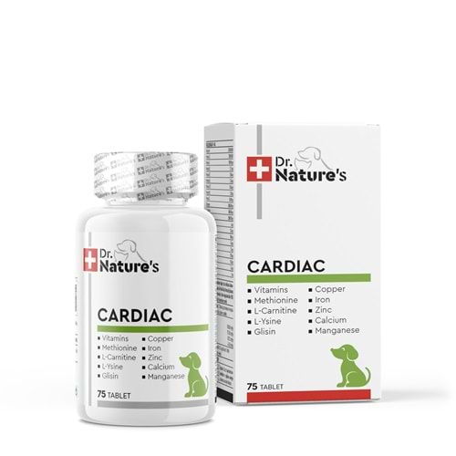 Drnatures DOG CARDİAC Köpek Kalp Yetmezliği Besin Takviyesi (75 Tablet)