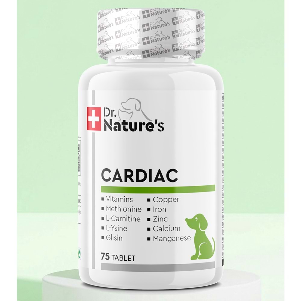 Köpekler İçin Cardiac Support Kalp ve Dolaşım Desteği 75 Tablet