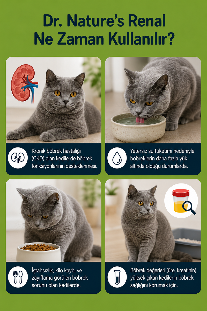 Kedi Renal Destek 30 Tablet