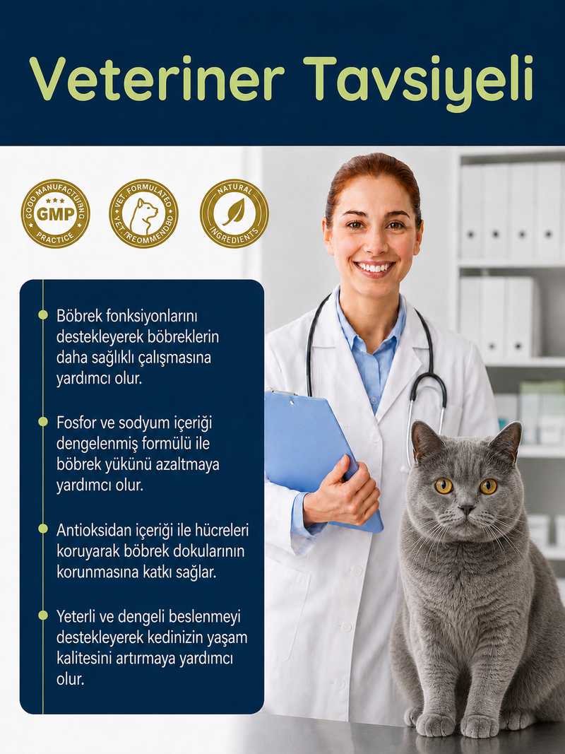 Kedi Renal Destek 30 Tablet