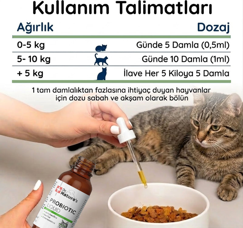 Kedi Probiyotik Damla 50 ml