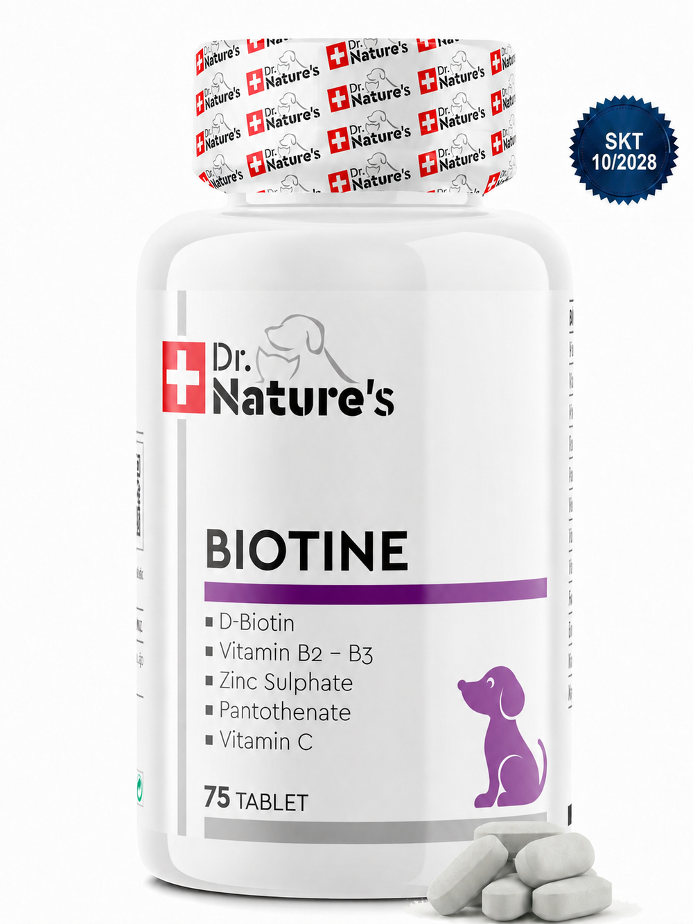 Köpek Biotin 75 Tablet