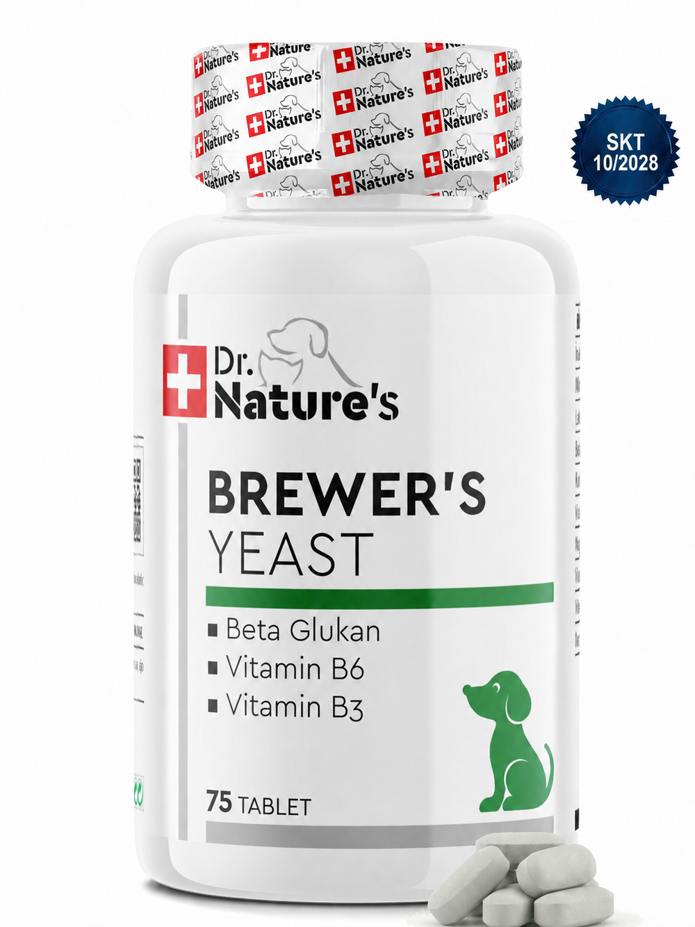 Köpekler İçin Brewers Yeast 75 Tablet