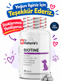 Köpek Biotin 75 Tablet