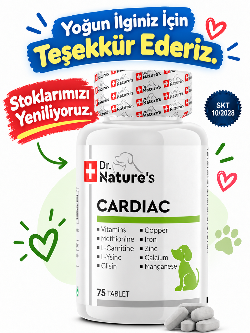 Köpek Cardiac Destek 75 Tablet