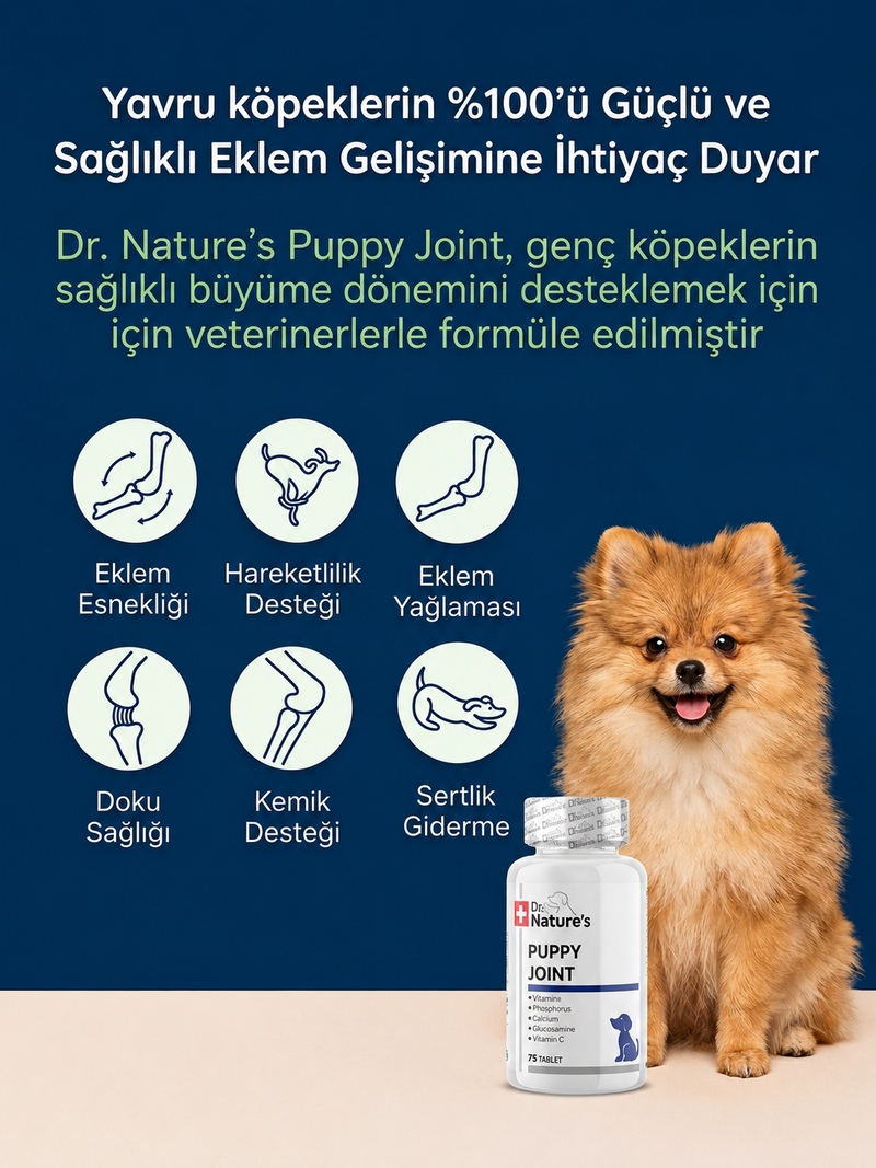 Yavru Köpek Eklem Destekleyici 75 Tablet