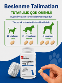 Köpek Glukozamin 75 Tablet