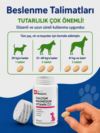 Köpek Kalsiyum 75 Tablet