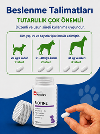 Köpek Biotin 75 Tablet