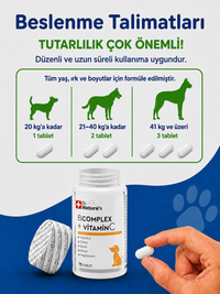 Köpek B Complex ve C Vitamini  75 Tablet
