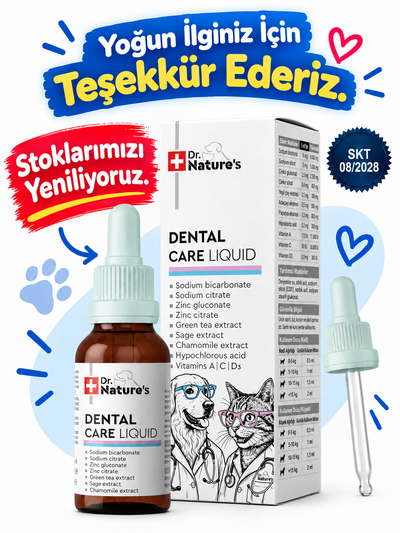 Kedi ve Köpek Diş Temizleme Damlası 50 ml