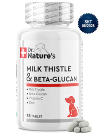Köpek Milk Thistle ve Beta Glukan 75 Tablet