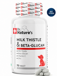Köpek Milk Thistle ve Beta Glukan 75 Tablet