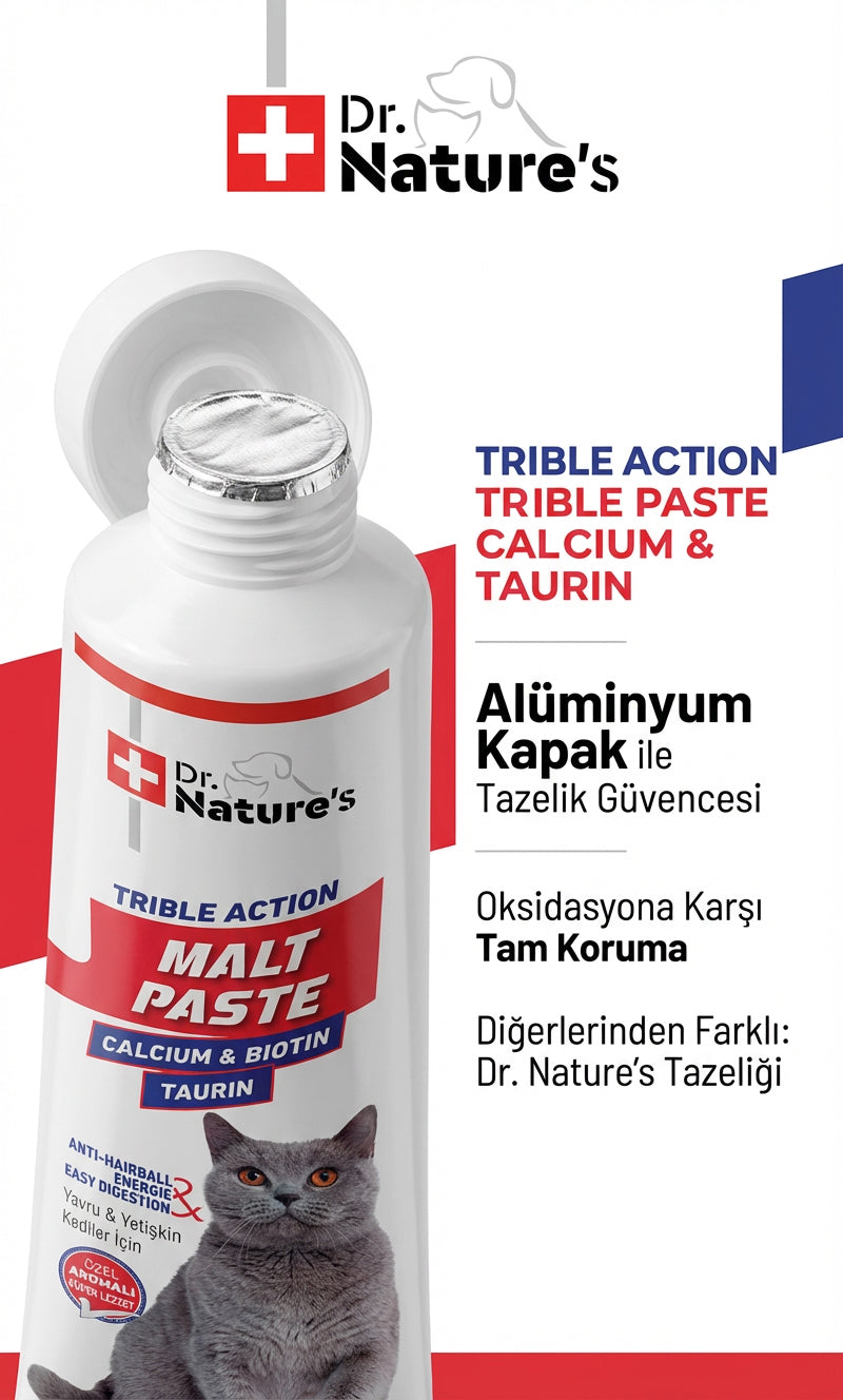 Kedi Maltı ve Somon Yağı Seti – 2 Adet Malt Macunu + 1 Adet Omega 3 Somon Yağı