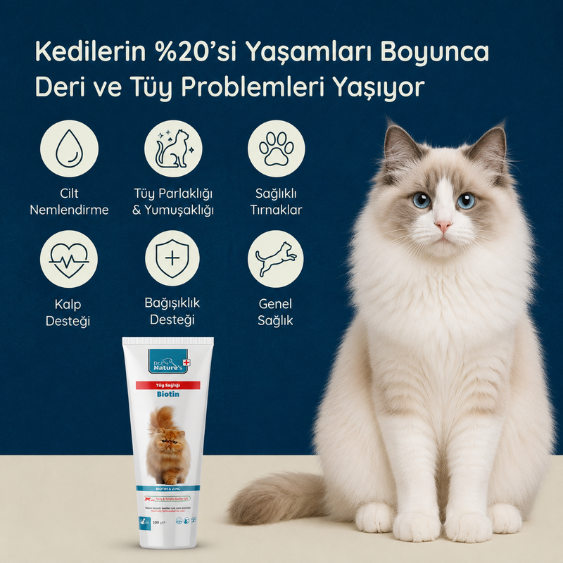 Kedi Biotin Maltı 100 gr