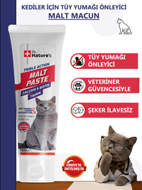 Kedi Maltı ve Somon Yağı Seti – 2 Adet Malt Macunu + 1 Adet Omega 3 Somon Yağı